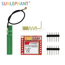 Mini Kleinste SIM800L GPRS GSM Modul MicroSIM Karte Core Wireless-Board Quad-band TTL Serielle Port Mit Antenne(China)