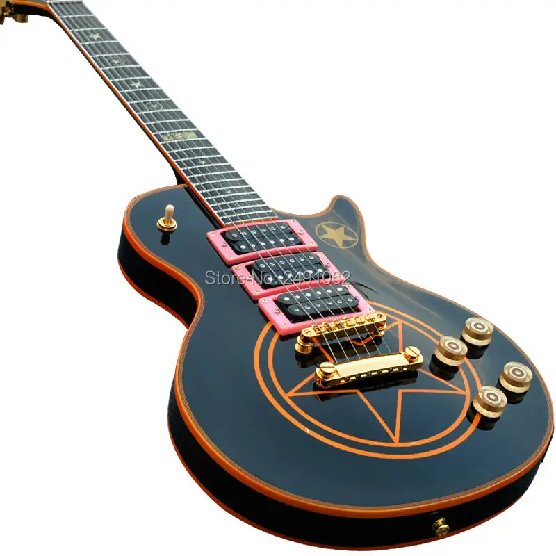 High quality custom Black 3 custom electric guitar pickups with a star free delivery
High quality custom Black 3 custom electric guitar pickups with a star free delivery