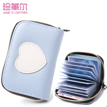 JANE'S LEATHER Love Design Women 24 Bits Business Card Holder Case Wallet Credit ID Cards Femme Driver License Document Bag 2019
JANE'S LEATHER Love Design Women 24 Bits Business Card Holder Case Wallet Credit ID Cards Femme Driver License Document Bag 2019