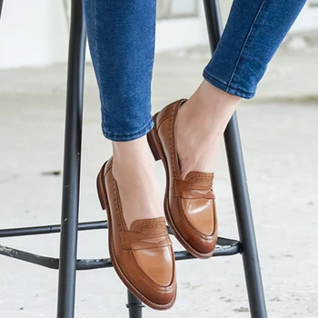 Genuine sheepskin leather brogues designer lady vintage flats shoes handmade oxford shoes for women brown grey black red 2020
Genuine sheepskin leather brogues designer lady vintage flats shoes handmade oxford shoes for women brown grey black red 2020