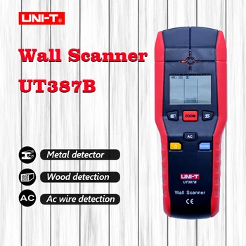 UNI-T UT387B Wall Detector Multifunctional Handheld Wall Tester Metal Wood AC Cable Finder Wall Scanners
UNI-T UT387B Wall Detector Multifunctional Handheld Wall Tester Metal Wood AC Cable Finder Wall Scanners