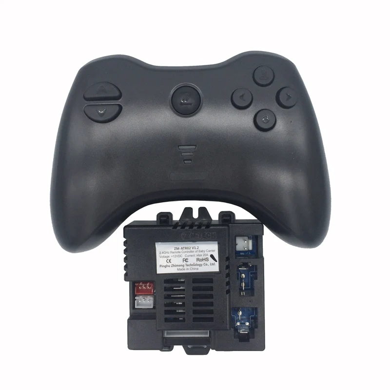 ZM-ATR02 2.4GHz remote controller of ride-on car, bluetooth remote transmitter for baby car, kid's electric cars remote control
ZM-ATR02 2.4GHz remote controller of ride-on car, bluetooth remote transmitter for baby car, kid's electric cars remote control
