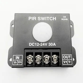 LED PIR controller DC12V-24V 30A Body Infrared PIR Motion Sensor Switch For 5050 3528 LED Light Strip Automatic
LED PIR controller DC12V-24V 30A Body Infrared PIR Motion Sensor Switch For 5050 3528 LED Light Strip Automatic