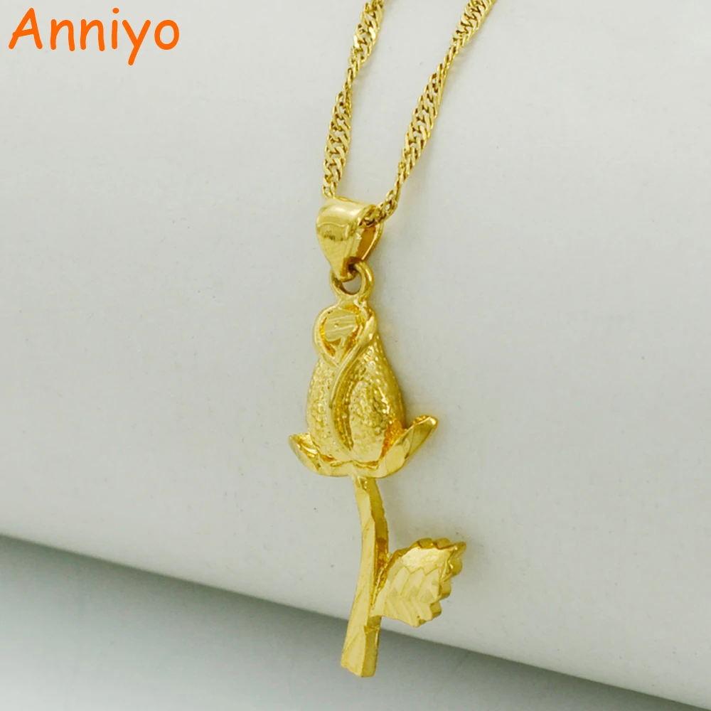 Anniyo Flower Necklaces for Women,Gold Color & Copper,Rose Pendant Jewelry Necklaces for Womens/Girls #022806
Anniyo Flower Necklaces for Women,Gold Color & Copper,Rose Pendant Jewelry Necklaces for Womens/Girls #022806