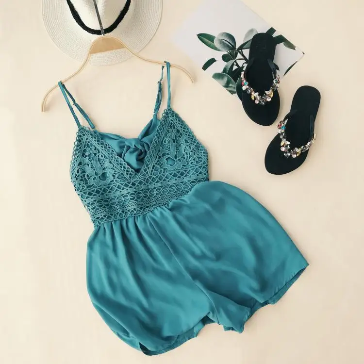 Amolapha Women Chiffon Straps Playsuits Summer Beach Holiday Female Woman Lace Crochet Playsuit Costumes
Amolapha Women Chiffon Straps Playsuits Summer Beach Holiday Female Woman Lace Crochet Playsuit Costumes