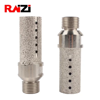 Raizi 1Inch 1/2" Gas Diamond Finger Bits with Coarse Grit Vacuum Brazed Stone Drum Wheel