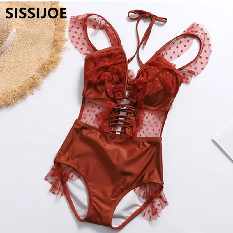 High-end Design Sexy One Piece Swimsuit Women Swimwear Lace Monokini Padded Swim Suit
High-end Design Sexy One Piece Swimsuit Women Swimwear Lace Monokini Padded Swim Suit