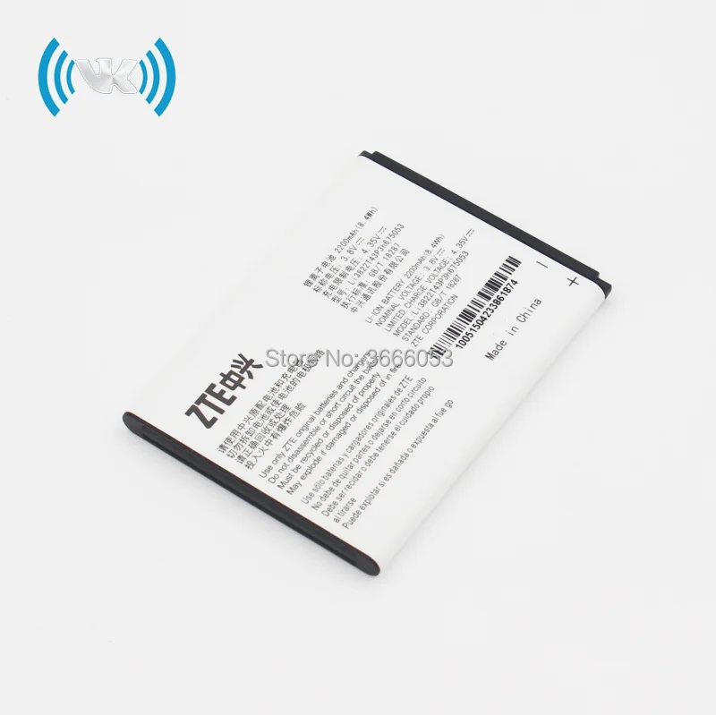 VK New 2200mAh/8.4Wh 3.8V Li3822T43P3h675053 Battery For ZTE Blade QLux A430 BGH Joy A7 Beeline Pro Mobile Phone Li-ion Battery
VK New 2200mAh/8.4Wh 3.8V Li3822T43P3h675053 Battery For ZTE Blade QLux A430 BGH Joy A7 Beeline Pro Mobile Phone Li-ion Battery