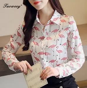 blusa de flamingo feminino