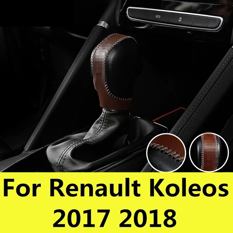 top quality Universal Manual Leather Shifter Shift Knob Cover Stitch Shifter Lever car styling For Renault Koleos 2017 2018
top quality Universal Manual Leather Shifter Shift Knob Cover Stitch Shifter Lever car styling For Renault Koleos 2017 2018