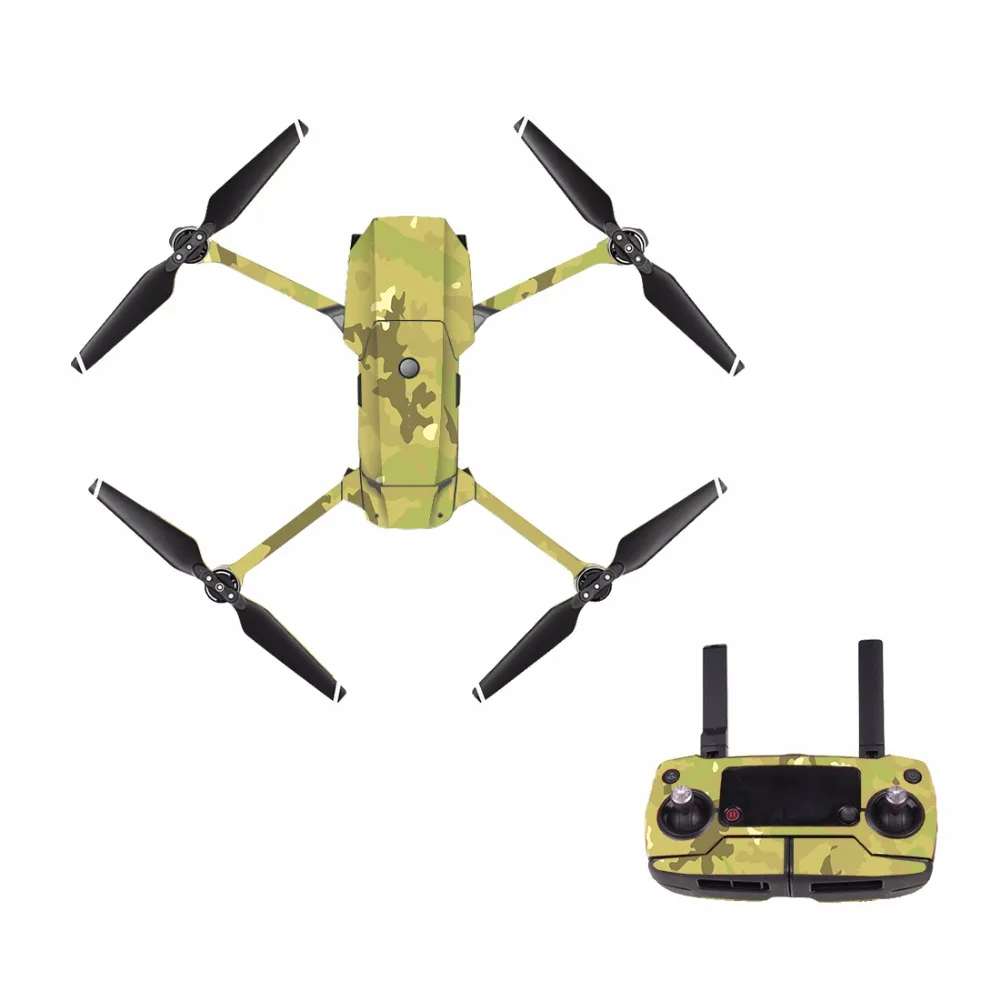 Наклейка камуфляжная для дрона DJI Mavic Pro пульт дистанционного управления 3
