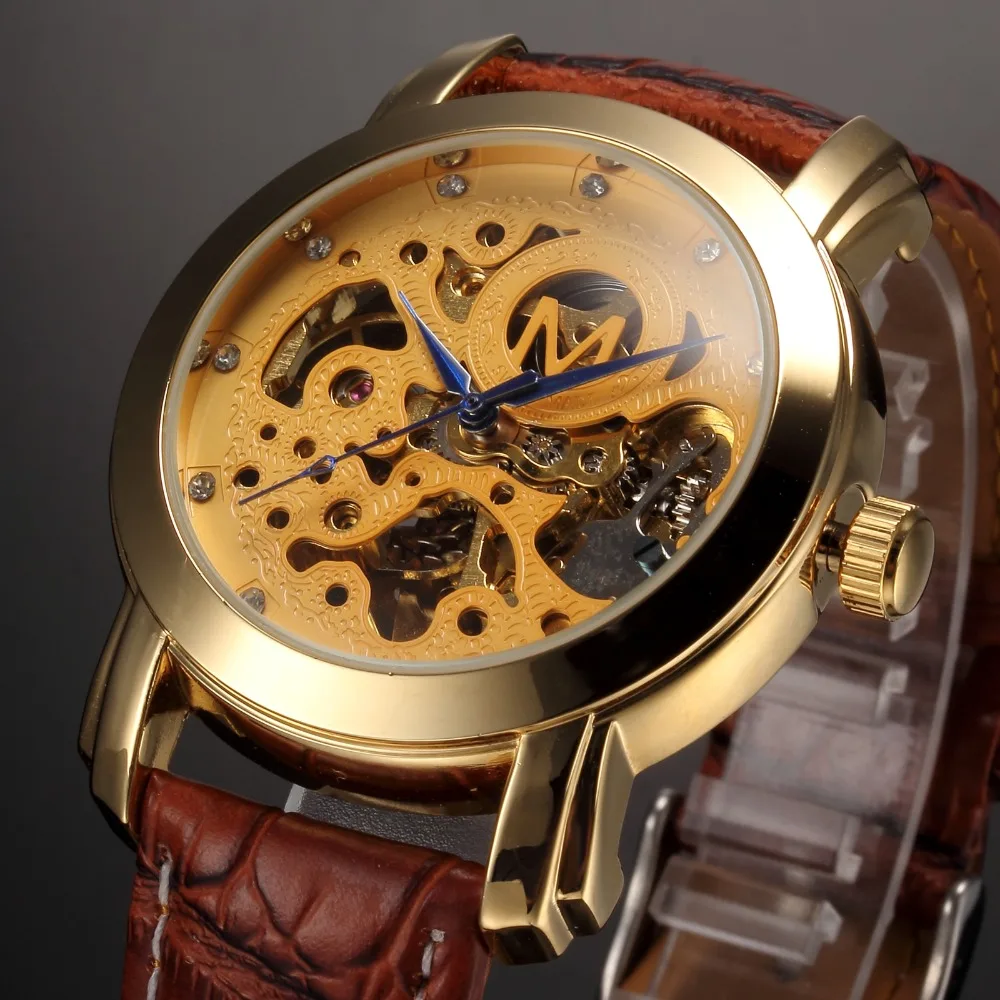 SHENHUA Mens Watches Top Brand Luxury Golden Case Dragon Skeleton Mechanical Male Clock Leather Strap Automatic heren horloge
SHENHUA Mens Watches Top Brand Luxury Golden Case Dragon Skeleton Mechanical Male Clock Leather Strap Automatic heren horloge