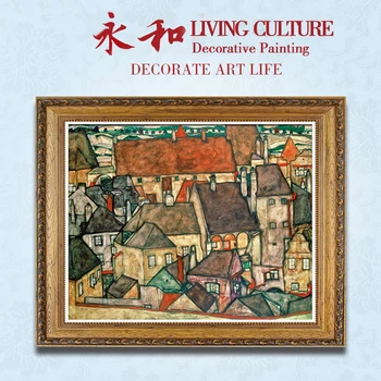 YongHe Western Oil Decorative Painting Egon Schiele Town Customizable Sizes Spray Painting wall deco Frameless ink Poster
YongHe Western Oil Decorative Painting Egon Schiele Town Customizable Sizes Spray Painting wall deco Frameless ink Poster