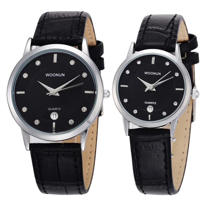 WOONUN Luxury Brand Ultra Thin Couple Watches For Lovers Genuine Leather Strap Quartz Mens Womens Watches Casual Wristwatches
WOONUN Luxury Brand Ultra Thin Couple Watches For Lovers Genuine Leather Strap Quartz Mens Womens Watches Casual Wristwatches