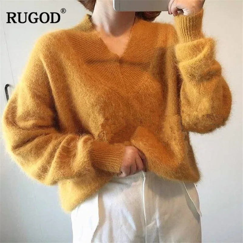 RUGOD Vintage Solid Women Sweaters New Thick Casual Women Sweater Knitted Warm Elegant Women Tops jersey mujer invierno 2018
RUGOD Vintage Solid Women Sweaters New Thick Casual Women Sweater Knitted Warm Elegant Women Tops jersey mujer invierno 2018
