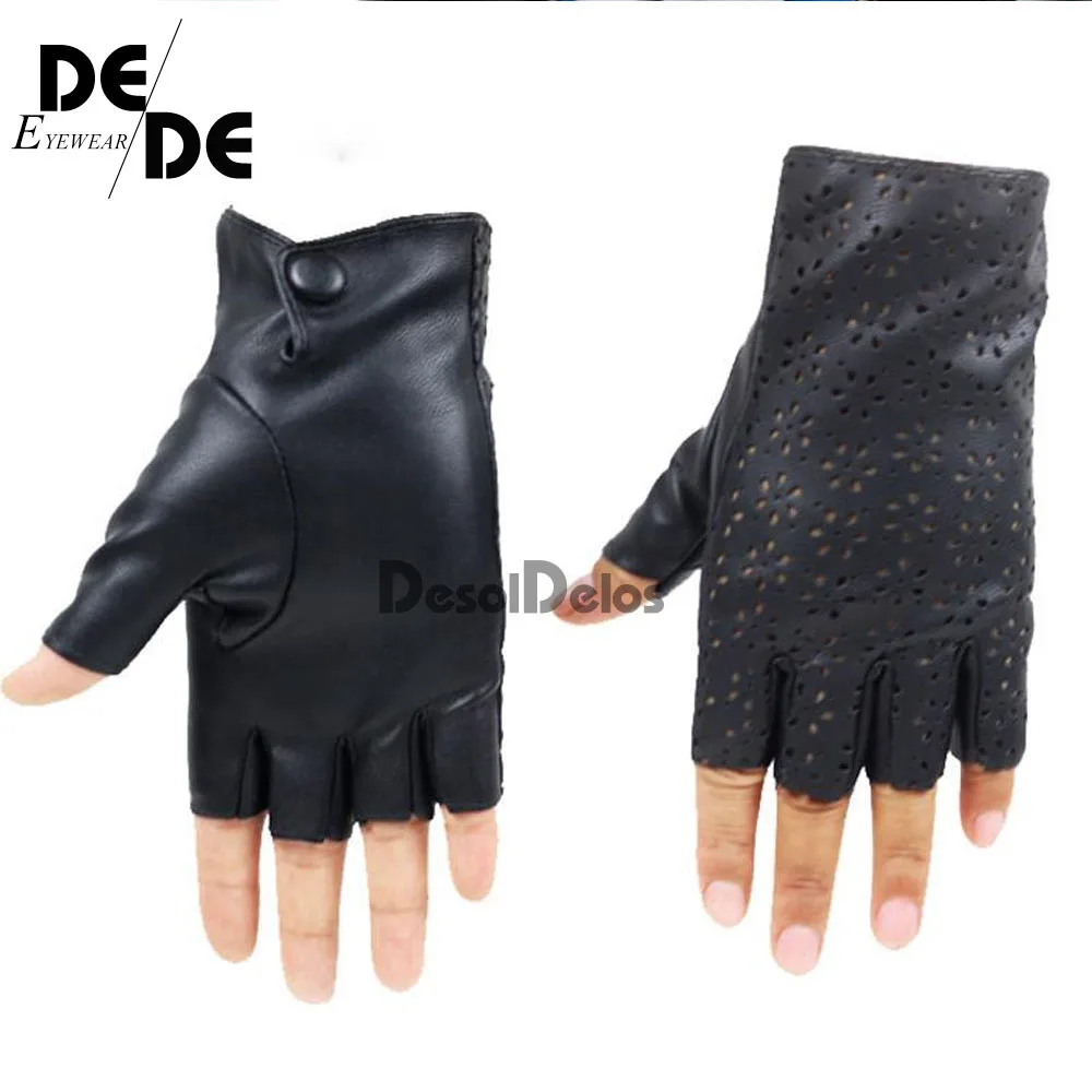 DesolDelos Ladies Fingerless Gloves Breathable Soft Leather Gloves for Dance Party Show Women Black Half Finger Mittens R006.
DesolDelos Ladies Fingerless Gloves Breathable Soft Leather Gloves for Dance Party Show Women Black Half Finger Mittens R006.