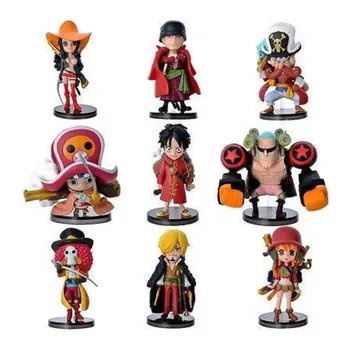 One Piece Anime Figures Straw hat pirates Crew PVC Action Figure 9pcs/set Q version Model Doll Collection Toys Gift
One Piece Anime Figures Straw hat pirates Crew PVC Action Figure 9pcs/set Q version Model Doll Collection Toys Gift