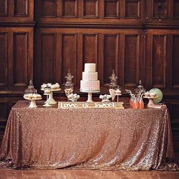 120x200cm/120x400cm Glitter Sequin RECTANGULAR Tablecloth - Rose Gold Sequin Table Cloth for Wedding Party Christmas Decoration
120x200cm/120x400cm Glitter Sequin RECTANGULAR Tablecloth - Rose Gold Sequin Table Cloth for Wedding Party Christmas Decoration