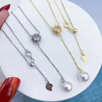 925 Sterling Silver Necklace Component Findings Jewelry Settings Mountings Parts for Akoya Edison Pearls, Coral, Jade
925 Sterling Silver Necklace Component Findings Jewelry Settings Mountings Parts for Akoya Edison Pearls, Coral, Jade