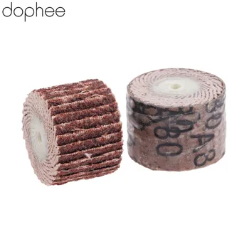 dophee 10Pcs Dremel Accessories 180-Grit Sanding Flap Wheel Sander Sanding Disc Grinding Flap Disc Abrasive Grinder Rotary Tools