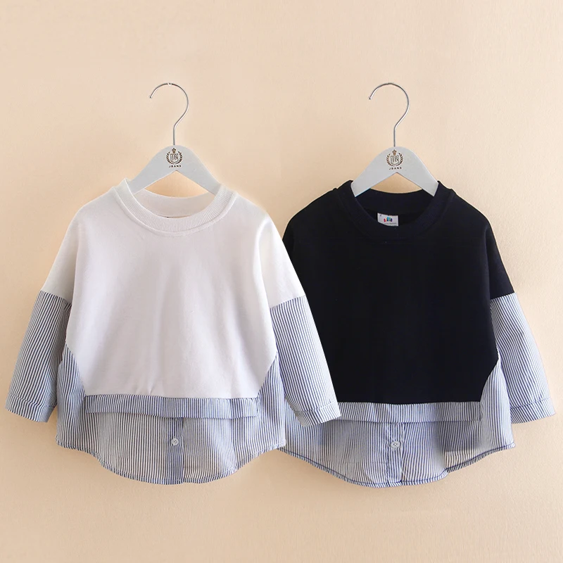 2018 Spring Autumn 3-12 Years Old Teenager Children Long Sleeve Cute Patchwork Fake 2 Pcs Baby Kids Basic Sweatshirt For Girls
2018 Spring Autumn 3-12 Years Old Teenager Children Long Sleeve Cute Patchwork Fake 2 Pcs Baby Kids Basic Sweatshirt For Girls