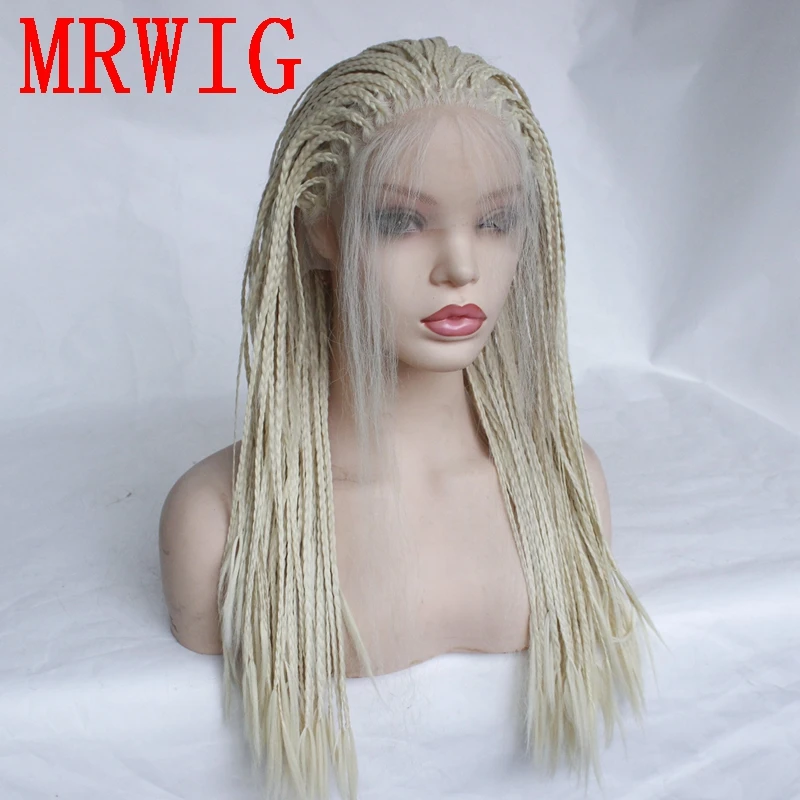 MRWIG 26in Real Hair Braided Box Braids Synthetic Glueless Lace Front Wig Baby Hair 250%High Density
MRWIG 26in Real Hair Braided Box Braids Synthetic Glueless Lace Front Wig Baby Hair 250%High Density