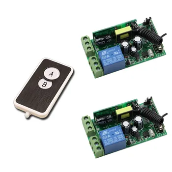 AC85V 110V 220V 250V Wireless Remote Control Lighting Switch System ON/OFF 1 Channal Relay Switch 2pcs Receiver With Transmitter
AC85V 110V 220V 250V Wireless Remote Control Lighting Switch System ON/OFF 1 Channal Relay Switch 2pcs Receiver With Transmitter
