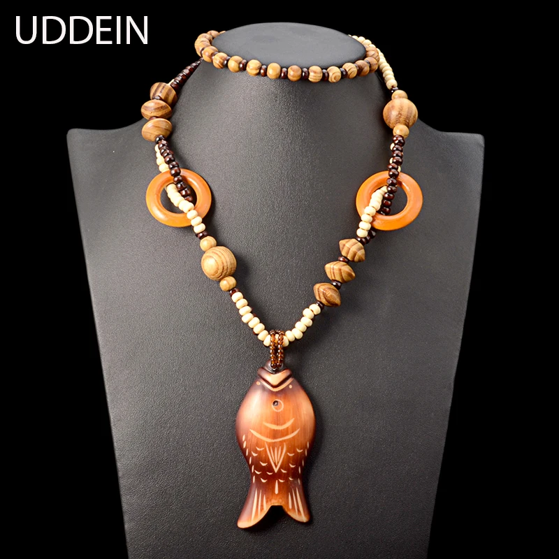 UDDEIN Bohemian long necklace women geometric gem pendant jewelry fish design vintage statement maxi necklace wood chunky chain
UDDEIN Bohemian long necklace women geometric gem pendant jewelry fish design vintage statement maxi necklace wood chunky chain