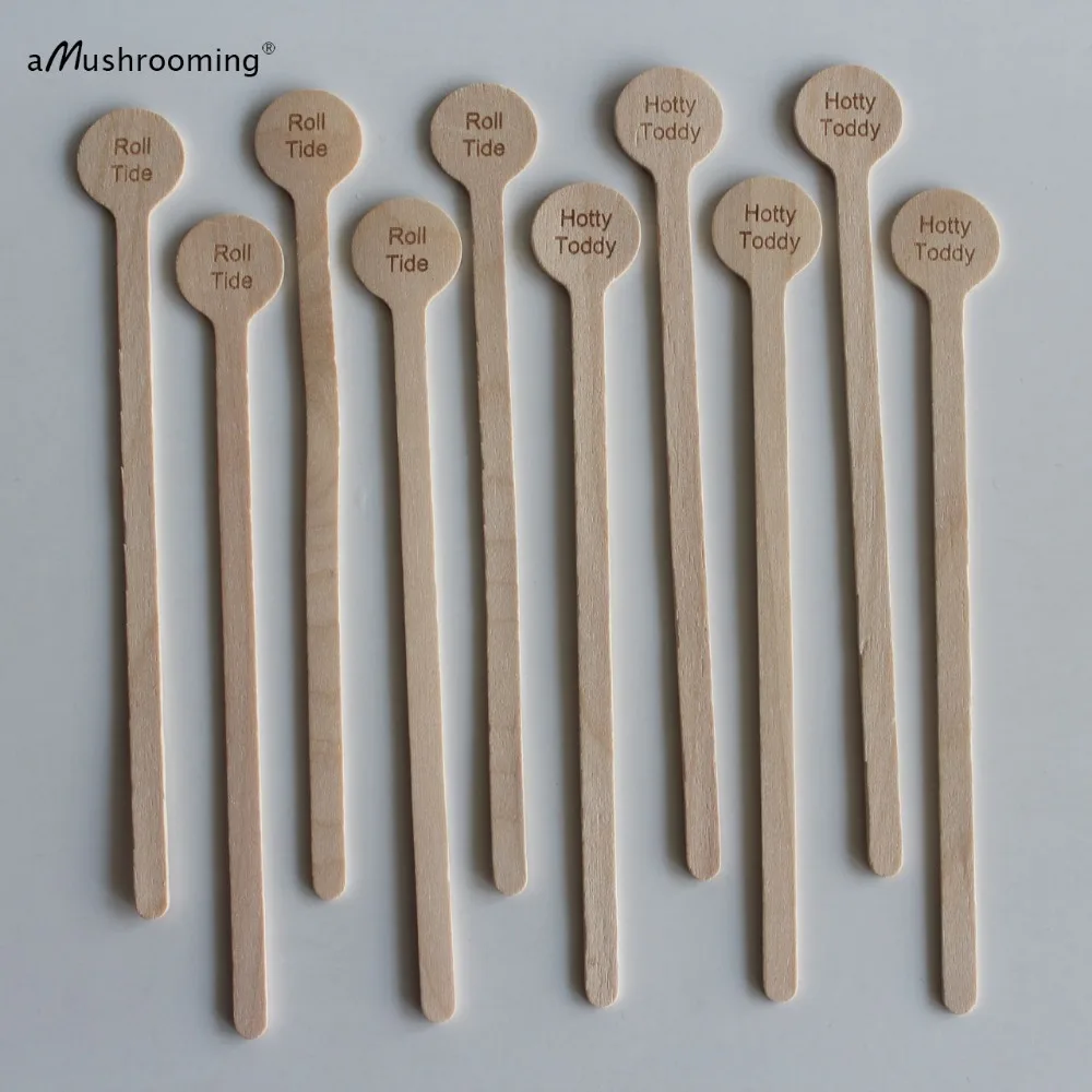 x100 Alabama Roll Tide Decor Wooden Swizzle Sticks Personalized Engrave Hotty Toddy Whisky Beverage Stir Sticks Bar Acceossories
x100 Alabama Roll Tide Decor Wooden Swizzle Sticks Personalized Engrave Hotty Toddy Whisky Beverage Stir Sticks Bar Acceossories