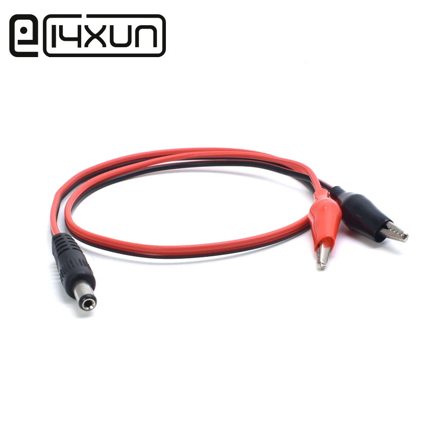 1PCS 5.5*2.1 mm DC Power Plug jack to Alligator Clip 2 in 1 Crocodile Clips with Wire Testing Cable For Storage Battery
1PCS 5.5*2.1 mm DC Power Plug jack to Alligator Clip 2 in 1 Crocodile Clips with Wire Testing Cable For Storage Battery