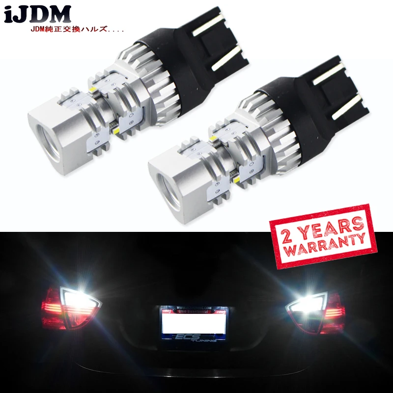 iJDM 6000K White 7443 LED Bulbs W21/5W WY21W T20 Luxen LED Canbus 12V For Car Brake Reverse Parking DRL Fog Light Backup Lamp 
iJDM 6000K White 7443 LED Bulbs W21/5W WY21W T20 Luxen LED Canbus 12V For Car Brake Reverse Parking DRL Fog Light Backup Lamp