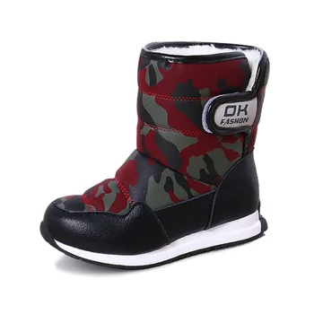 Winter Snow Boots For Girls Boys Warm Waterproof Non-slip Boots Children Winter Shoes Thick Plush Camouflage Kids Boots
Winter Snow Boots For Girls Boys Warm Waterproof Non-slip Boots Children Winter Shoes Thick Plush Camouflage Kids Boots