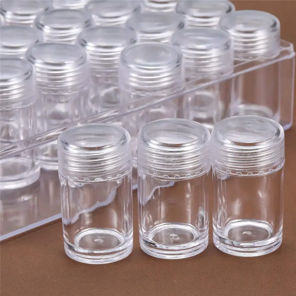 Clear Plastic Bead Storage Containers Set Diamond Painting Accessory Box Transparent Bottles With Lid For DIY Diamond Nail
Clear Plastic Bead Storage Containers Set Diamond Painting Accessory Box Transparent Bottles With Lid For DIY Diamond Nail
