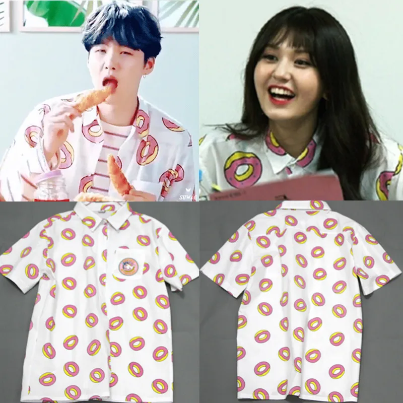 kpop Bulletproof suga somi donuts men and women the same paragraph shirt short-sleeved T-shirt summer k-pop tshirt k pop tops
kpop Bulletproof suga somi donuts men and women the same paragraph shirt short-sleeved T-shirt summer k-pop tshirt k pop tops