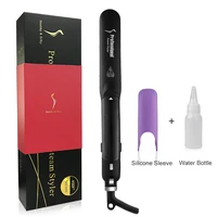 Professional Argan Oil Steam Hair Straightener Flat Iron Injection Painting 450F Straightening Irons Hair Care Styling Tools image
