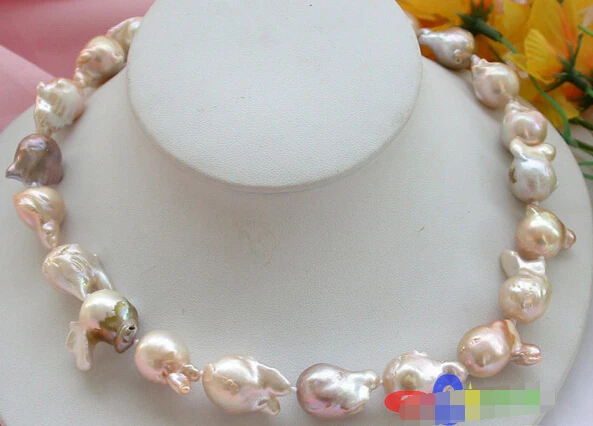 Free shipping@@@@@ Lovely 17" 18mm pink lavender baroque KESHI REBORN PEARL NECKLACE
Free shipping@@@@@ Lovely 17" 18mm pink lavender baroque KESHI REBORN PEARL NECKLACE