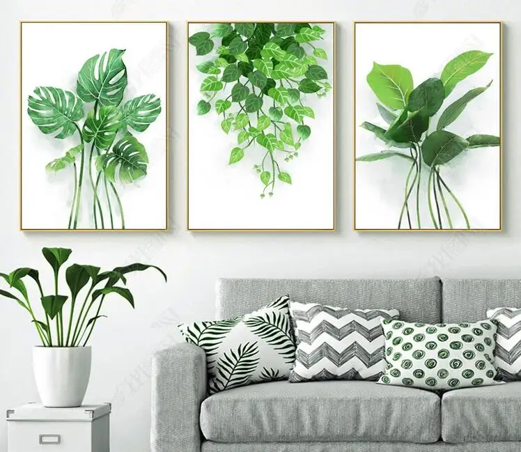 Green Tropical Leaf Canvas Painting Fresh Leaves Monstera Nordic Plant Poster Greenery Wall Picture Room Decoration No Frame
Green Tropical Leaf Canvas Painting Fresh Leaves Monstera Nordic Plant Poster Greenery Wall Picture Room Decoration No Frame