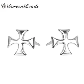 DoreenBeads Iron Rivet Cross Two Feet Rivet Apparel Sewing Garment Rivet Craft Decoration Red White Gunmetal 12x12mm 20PCs
DoreenBeads Iron Rivet Cross Two Feet Rivet Apparel Sewing Garment Rivet Craft Decoration Red White Gunmetal 12x12mm 20PCs