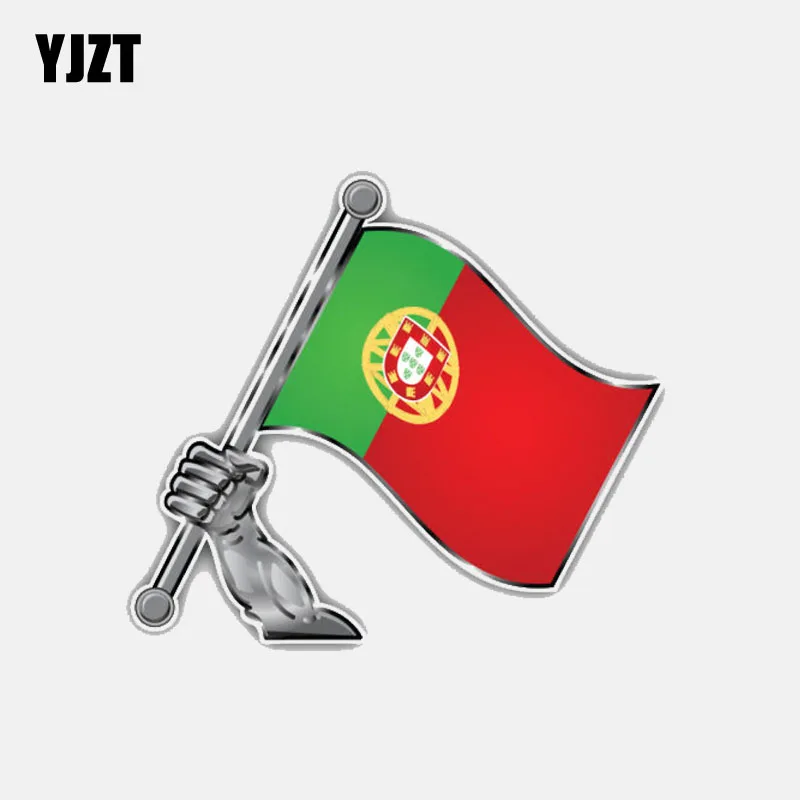 YJZT 9.3CM*8CM Creative Portugal Flag Hand Window Car Sticker Motorcycle Helmet Decal 6-3075
YJZT 9.3CM*8CM Creative Portugal Flag Hand Window Car Sticker Motorcycle Helmet Decal 6-3075