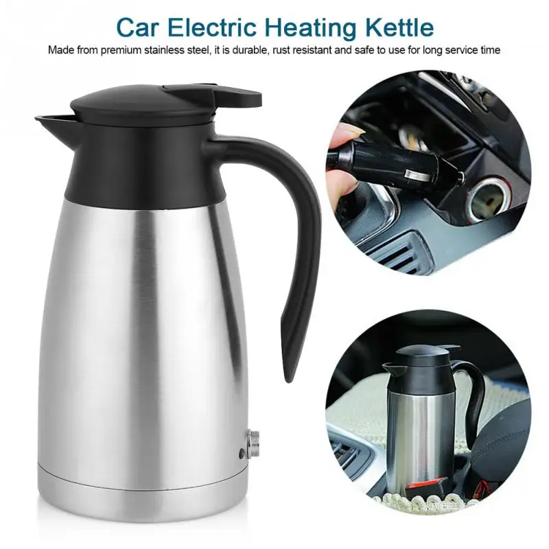 12V 1000ml Stainless Steel Car Automobile Electric Heating Kettle Portable Travel Trip Electric Kettle Coffee Pot Teapot
12V 1000ml Stainless Steel Car Automobile Electric Heating Kettle Portable Travel Trip Electric Kettle Coffee Pot Teapot