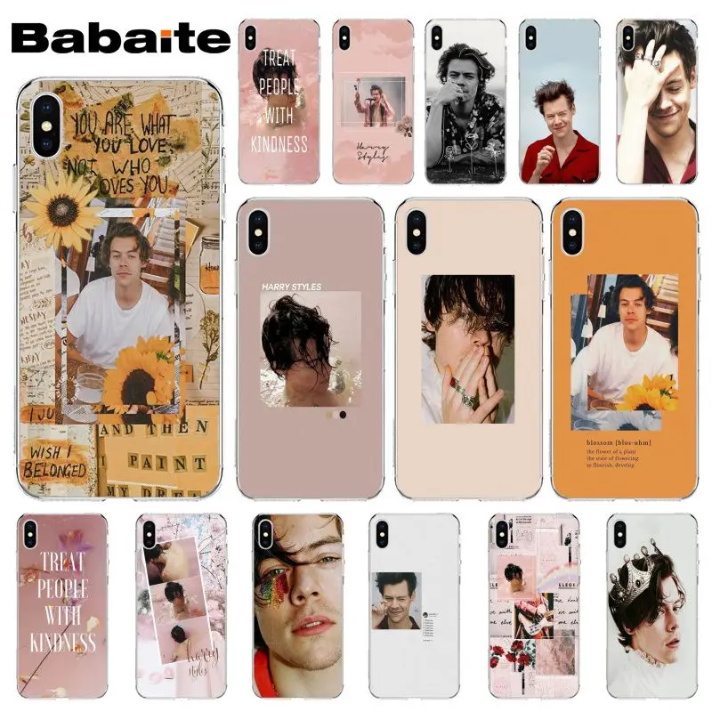 Babaite One Direction Harry Styles Pink Soft Silicone Phone Cover for Apple iPhone 8 7 6 6S Plus X XS MAX 5 5S SE XR Cellphones
Babaite One Direction Harry Styles Pink Soft Silicone Phone Cover for Apple iPhone 8 7 6 6S Plus X XS MAX 5 5S SE XR Cellphones