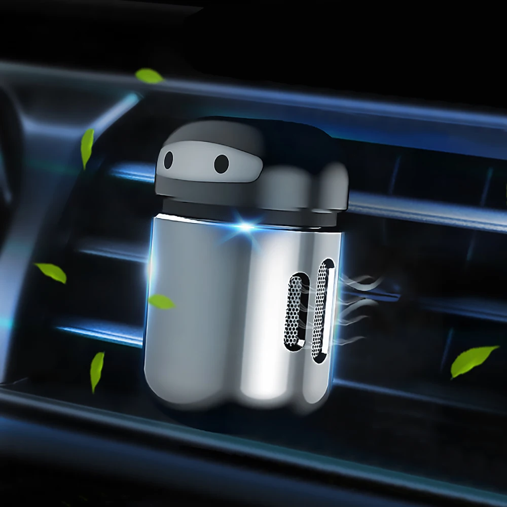 Car Freshener Alloy Mini Robot Vent Clip Perfume Diffuser Decor Automobiles Internal Solid Balm Smell Air Purifier Accessories
Car Freshener Alloy Mini Robot Vent Clip Perfume Diffuser Decor Automobiles Internal Solid Balm Smell Air Purifier Accessories