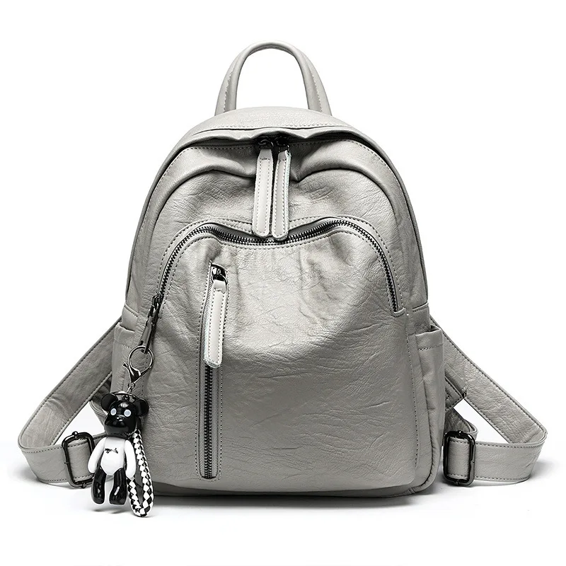 2019 Women's Shoulder Bags Fashion Student Soft Leather School Backpack For Girls Leisure Travel Bag Mochila Bagpack Rucksack
2019 Women's Shoulder Bags Fashion Student Soft Leather School Backpack For Girls Leisure Travel Bag Mochila Bagpack Rucksack