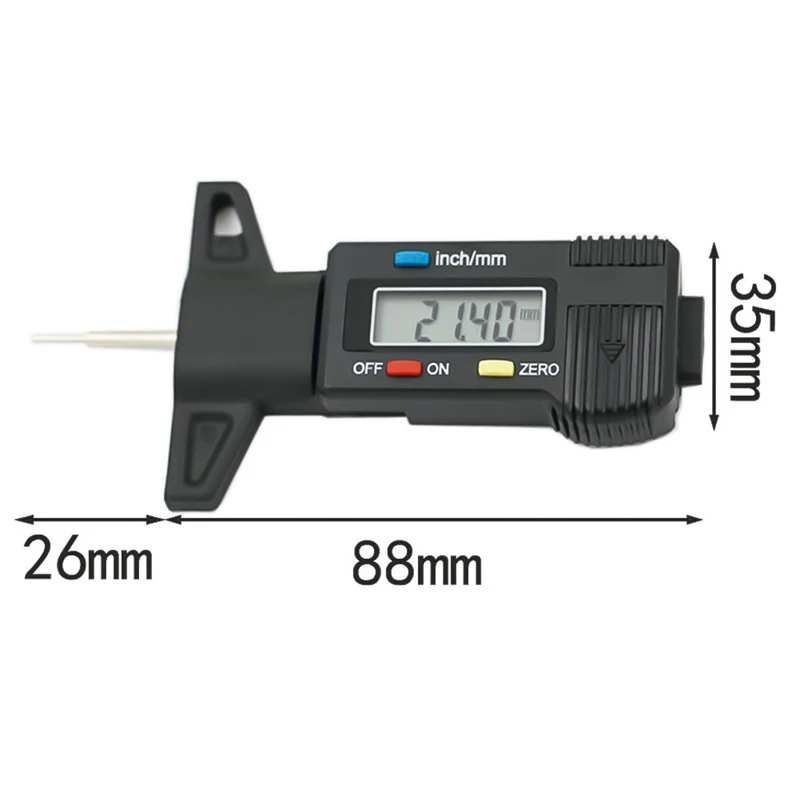 Caliper Tread Depth Gauge LCD Tyre Tread Gauge Digital Tyre Tread Depth Gauge Checker Motorbike Car Tester Brake Shoe Pad
Caliper Tread Depth Gauge LCD Tyre Tread Gauge Digital Tyre Tread Depth Gauge Checker Motorbike Car Tester Brake Shoe Pad