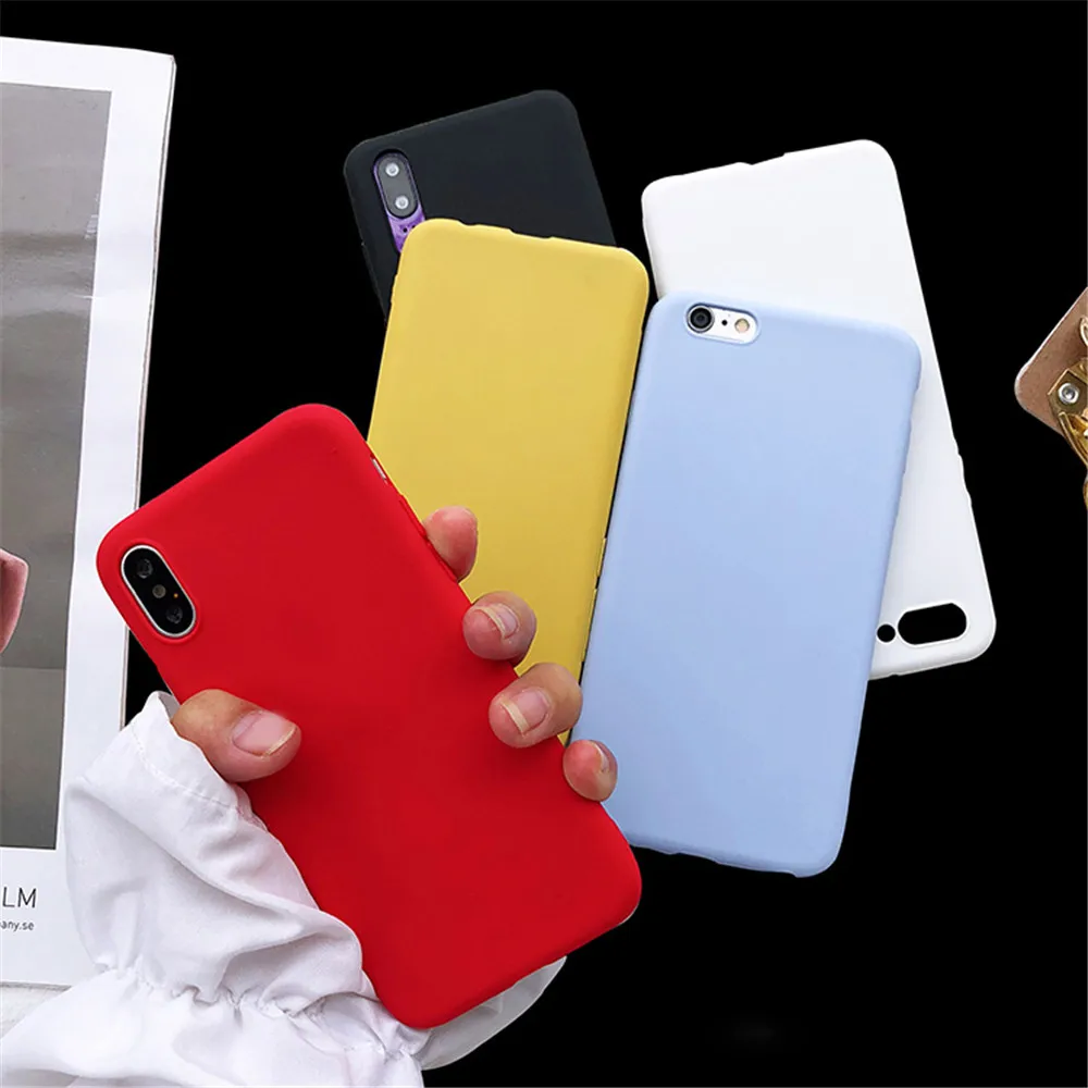 Matte Phone Case For iPhone 7 Plus 6 6s 8 X 5 5s SE XR XS MAX Simple Solid Color Ultrathin Soft TPU Cases Candy Color Back Cover
Matte Phone Case For iPhone 7 Plus 6 6s 8 X 5 5s SE XR XS MAX Simple Solid Color Ultrathin Soft TPU Cases Candy Color Back Cover