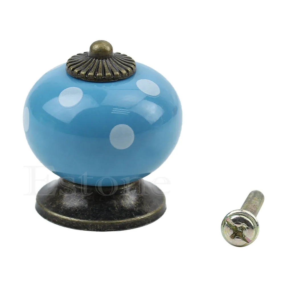 Durable Vintage Retro Round Ceramic Drawer Knob Cabinet Cupboard Door Pull Handle Decor
Durable Vintage Retro Round Ceramic Drawer Knob Cabinet Cupboard Door Pull Handle Decor