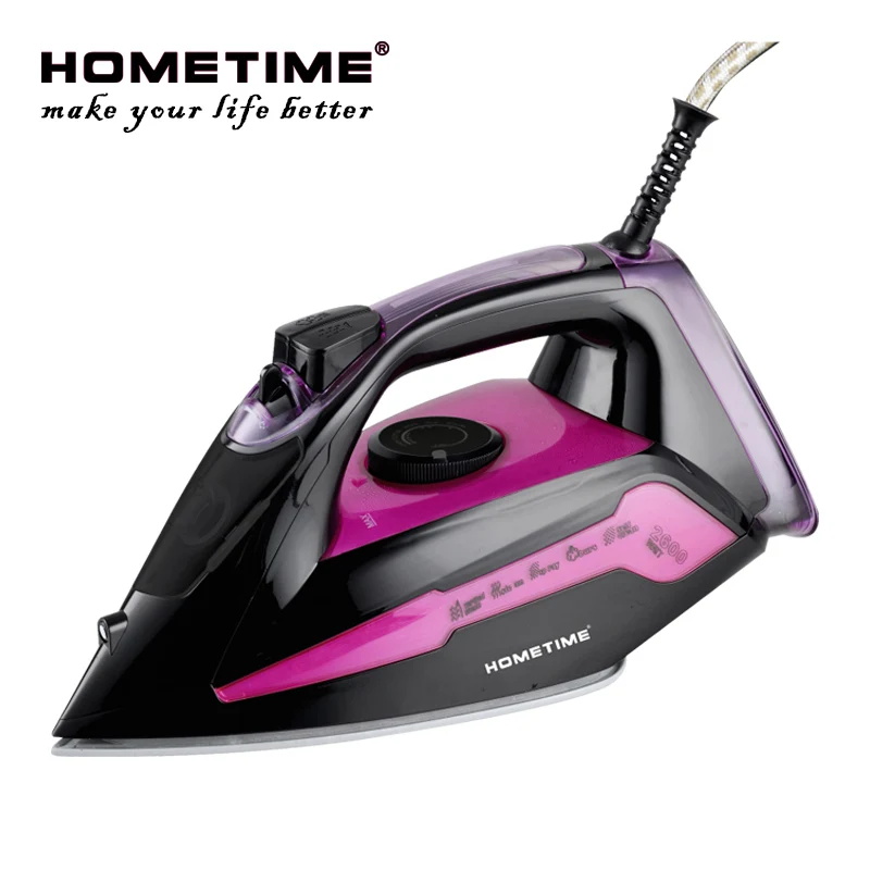 HOMETIME Household Electric Iron Steam Iron Ceramic Base Plate Five-Stage Adjustment Hand-held Clothes Ironing Machine
HOMETIME Household Electric Iron Steam Iron Ceramic Base Plate Five-Stage Adjustment Hand-held Clothes Ironing Machine