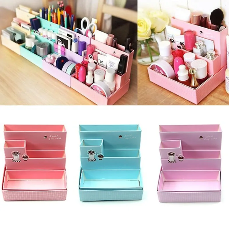New DIY Paper Board Storage Boxes New Fashion Desk Decor Stationery Korean Style Makeup Cosmetic Organizers stockage de Dresser
New DIY Paper Board Storage Boxes New Fashion Desk Decor Stationery Korean Style Makeup Cosmetic Organizers stockage de Dresser