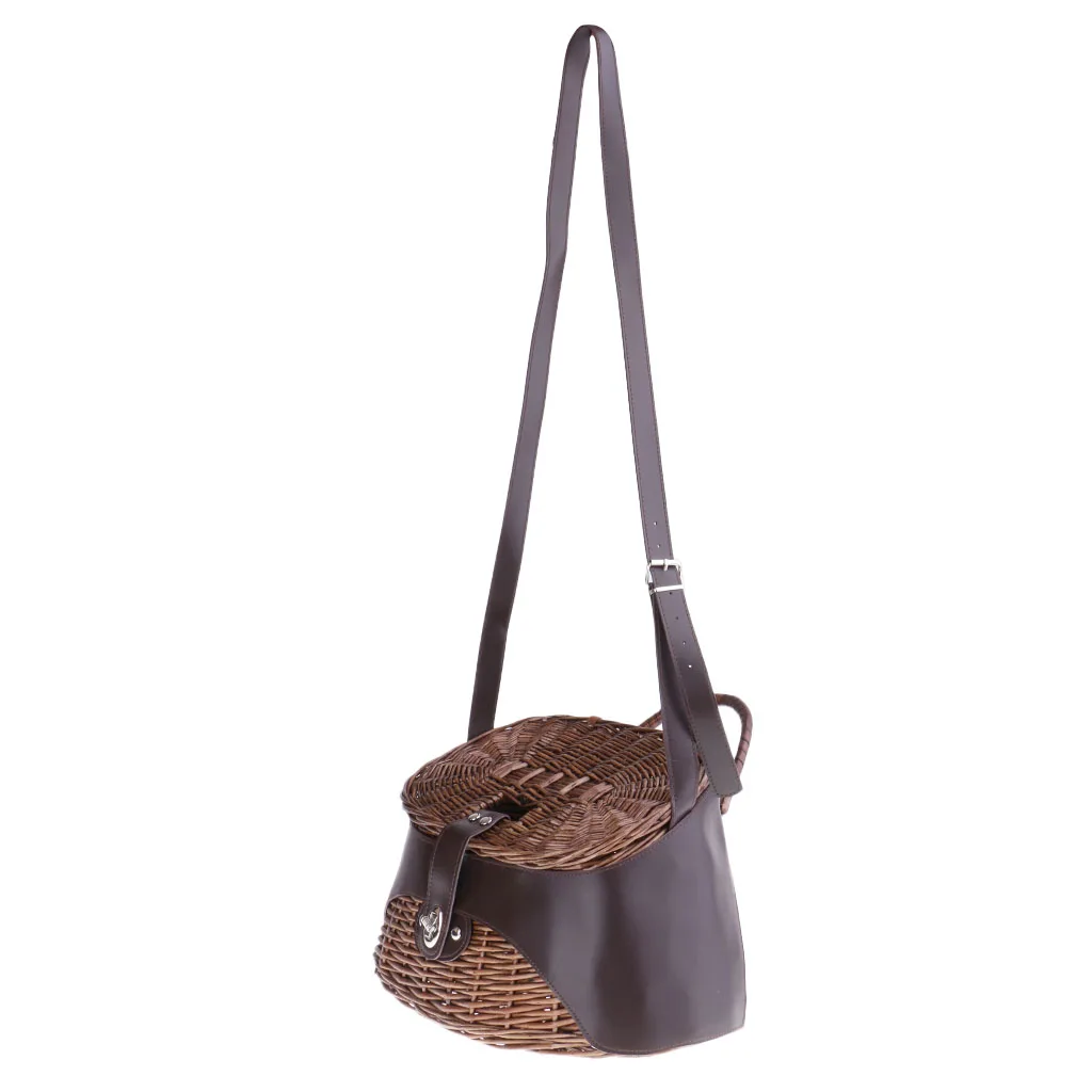 Classical Wicker Trout Fishing Creel Willow Fishing Basket Vintage Fish Cage panier de peche Cesta de pesca
Classical Wicker Trout Fishing Creel Willow Fishing Basket Vintage Fish Cage panier de peche Cesta de pesca