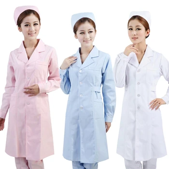 New Arrival Nurse Dress Long/Short Sleeve White Blue Pink Doctor Coat Suit Pharmacy Beauty Salon Workwear Nurse Uniform Lab Coat 
New Arrival Nurse Dress Long/Short Sleeve White Blue Pink Doctor Coat Suit Pharmacy Beauty Salon Workwear Nurse Uniform Lab Coat